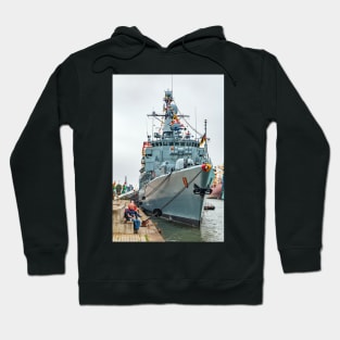 German Navy Frigate 'Karlsruhe' - Bremerhaven Hoodie